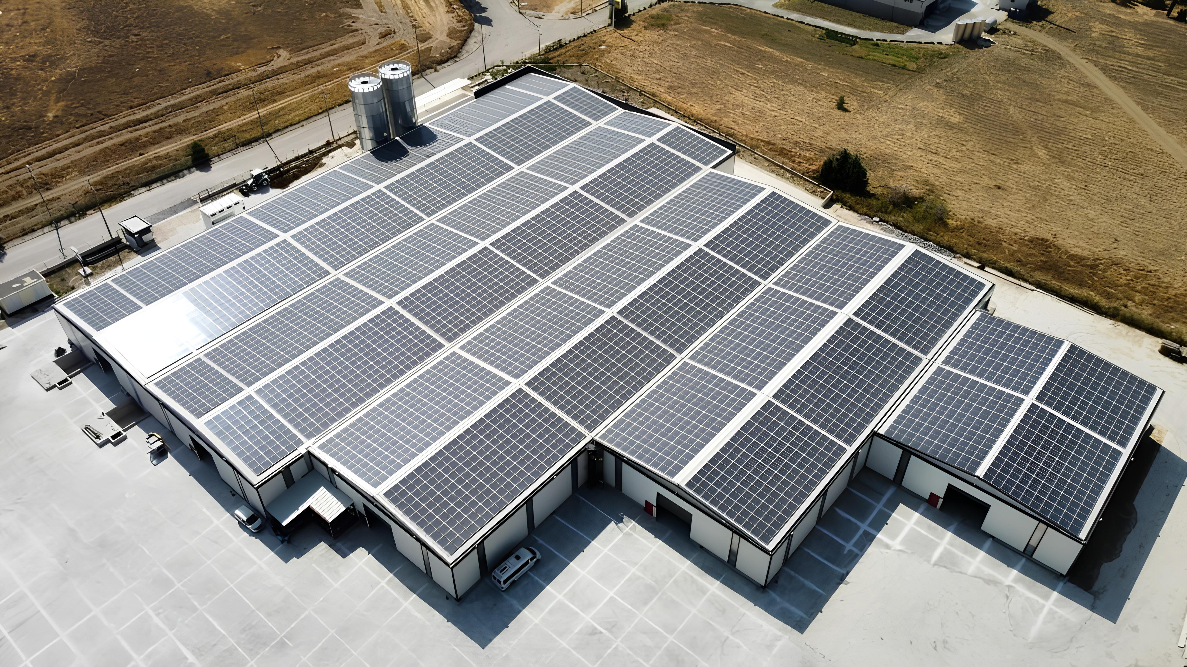 Endüstriyel Çatı Güneş Enerji Sistemleri